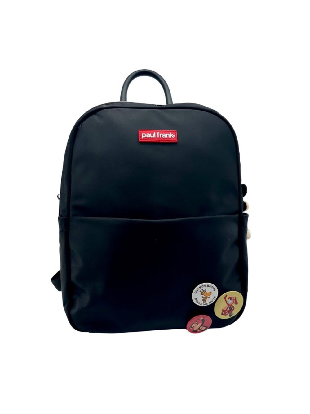 Paul Frank Black Nylon Friends Forever Backpack